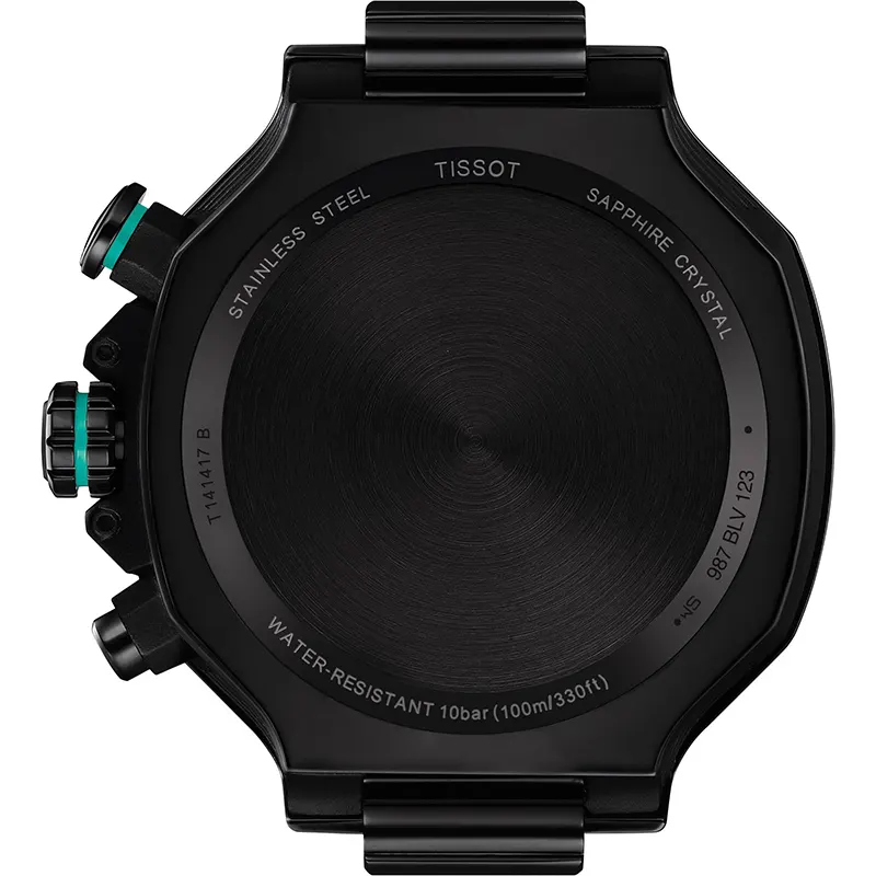 Tissot T-Race Swiss Chronograph Black Dial Sporty Men’s Watch- T141.417.37.051.01